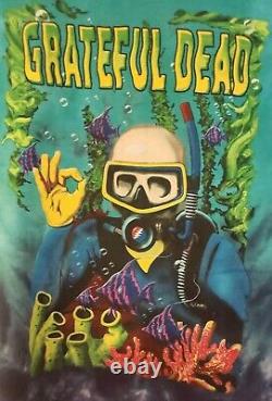 Rare New Vintage XL Grateful Dead T-Shirt 2003-2004 Concert Tour Scuba Theme USA