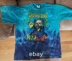 Rare New Vintage XL Grateful Dead T-Shirt 2003-2004 Concert Tour Scuba Theme USA