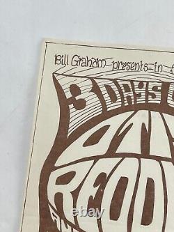 Rare Original Fillmore Variant Handbill 1966 Otis Redding Grateful Dead Maclean