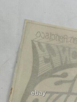 Rare Original Fillmore Variant Handbill 1966 Otis Redding Grateful Dead Maclean