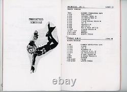 Rare Original Grateful Dead 1993 Summer Tour Band & Crew Itinerary, Corky! M1