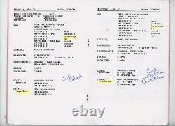 Rare Original Grateful Dead 1993 Summer Tour Band & Crew Itinerary, Corky! M1