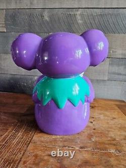 Rare Purple, Grateful Dead Bear Cookie Jar