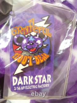 Rare Rare Ass Tag Grateful Dead Bear DARK STAR 14 inch Dark Star Please con