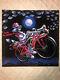 Rare Richard Biffle Grateful Dead Bicycle Daze Full Bleed Flocked Variant Of 25