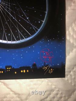 Rare Richard Biffle Grateful Dead Bicycle Daze Full Bleed Flocked Variant Of 25