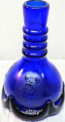 Rare Unique Grateful Dead Bong/Pipe/Bubbler Large 9 Tall, Thick Glass