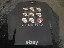 Rare VTG 1993 Grateful Dead Evolution Long Sleeve double sided Shirt size L