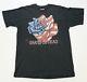 Rare Vtg Liquid Blue The Grateful Dead American Usa Flag Rose 1995 T Shirt 90s L