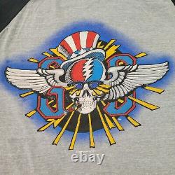 Rare Vintage 1982 Grateful Dead Summer Tour Shirt Mens Medium Gray Rick Griffin