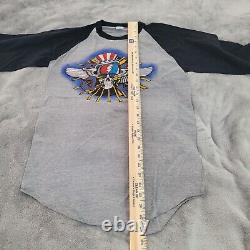 Rare Vintage 1982 Grateful Dead Summer Tour Shirt Mens Medium Gray Rick Griffin