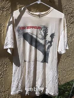 Rare Vintage 1984 Led Zeppelin Rock Shirt ADULT XL! Grateful Dead Metallica