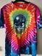 Rare Vintage 1987 Grateful Dead Space Your Face Tie Dye T-shirt Skull Size L