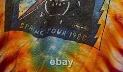 Rare Vintage 1988 Grateful Dead Spring Tour Peter Max Tie-Die T-Shirt Size XL