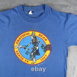 Rare Vintage 80s 1983 Grateful Dead GDP Santa Fe Dennis Larkins M Medium T Shirt
