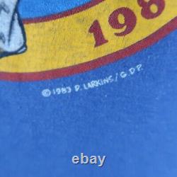 Rare Vintage 80s 1983 Grateful Dead GDP Santa Fe Dennis Larkins M Medium T Shirt