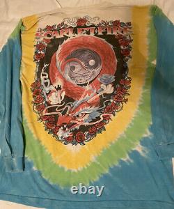 Rare Vintage 90s Grateful Dead Scarlet Fire Longsleeve Band T Shirt Size XL