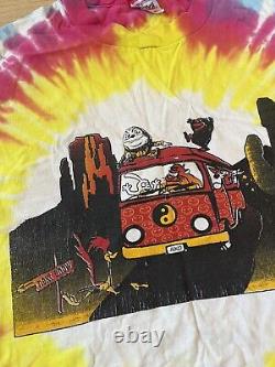 Rare Vintage Grateful Dead Aiko Characters On Tour Single Stitch Grateful Dead