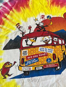 Rare Vintage Grateful Dead Aiko Characters On Tour Single Stitch Grateful Dead