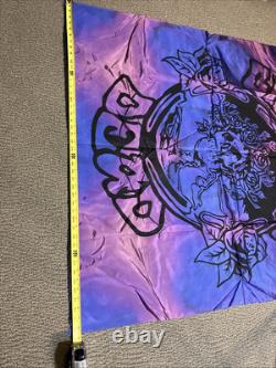 Rare Vintage Grateful Dead Purple Tie Dyed Tapestry 45 X 48