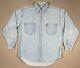 Rare Vintage Grateful Dead Syf Denim Button Up U. S. Blues Steal Your Face Lg