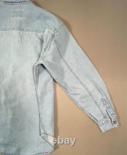 Rare Vintage Grateful Dead SYF Denim Button Up U. S. Blues Steal Your Face LG