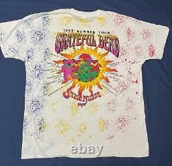Rare Vintage Grateful Dead Shirt 1992 Summer Tour T-Shirt Steve Miller Band Bear