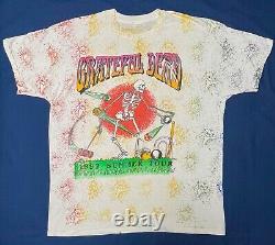 Rare Vintage Grateful Dead Shirt 1992 Summer Tour T-Shirt Steve Miller Band Bear
