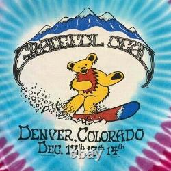 Rare Vintage Grateful Dead Snowboard Ski Bear Shirt Jerry Garcia 1990 M/L