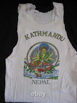 Rare Vintage Hippy T Shirt Trove, Grateful Dead, Weed Initiative, Kathmandu