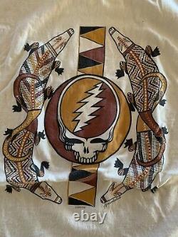 Rare Vintage Iguana Steal Your Face Grateful Dead T-shirt