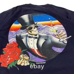 Rare vintage 90s STANLEY MOUSE GRATEFUL DEAD T-Shirt XL Jerry Garcia tour band