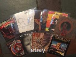 SET OF 10 VERY RARE GRATEFUL DEAD ROUND RECORDS PROMO POSTCARDS 1970s MINT 5 1/4