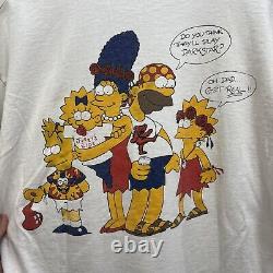 Simpson's Grateful Dead XL Lot Shirt 1990 Vintage Dark Star rare Bart concert
