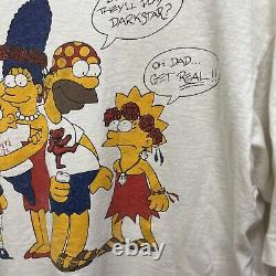 Simpson's Grateful Dead XL Lot Shirt 1990 Vintage Dark Star rare Bart concert