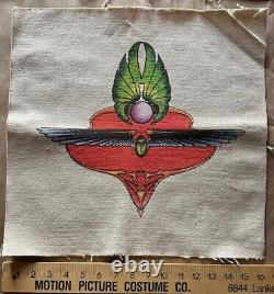 Stanley Mouse 1974 Scarab Cloth Test Print RARE Pellon Not Grateful Dead