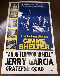 Super Rare Rolling Stones Grateful Dead Movie Gimme Shelter