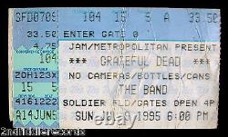 THE GRATEFUL DEAD & THE BAND-Rare Original 1995 Concert Ticket-JERRY GARCIA