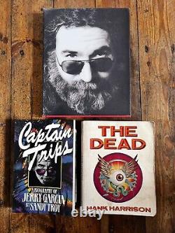 THE GRATEFUL DEAD x 3 RARE Books. THE DEAD, CAPTAIN TRIPS + GARCIA. Rock N Roll