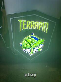 Terrapin Brewing LED Sign 22 Bar Logo Rare HTF Athens GA Grateful Dead Turtle