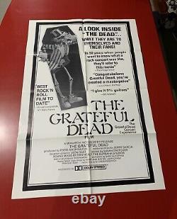 The Grateful Dead Film Original Concert 27x41 Movie Poster 1977 Rare