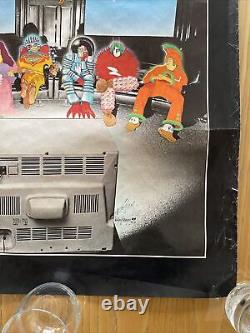 The Grateful Dead Mars Hotel Poster Signed by Kelley Original Promo 51x23 RARE
