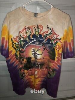 The Grateful Dead Rare Vtg Fall Tour 1994 Shirt Concert Band 90s Tye Dye Sz L