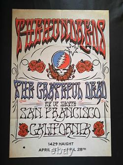 The Hundreds x The Grateful Dead Poster RARE Promo 2014 Haight St. 24x36