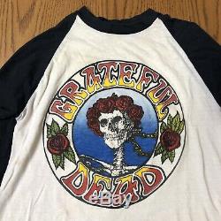 Ultra Rare Grateful Dead Bertha Shirt vintage 1970s Jerry Garcia Bob Weir THIN