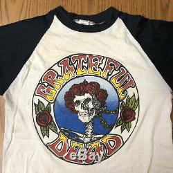 Ultra Rare Grateful Dead Bertha Shirt vintage 1970s Jerry Garcia Bob Weir THIN