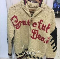 Used GRATEFUL DEAD × Canadian Cowichan Sweather Jacket Size L Rare O
