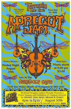 VERY RARE Apricot Jam Albuquerque 1997 Everett Silkscreen Poster 20/20