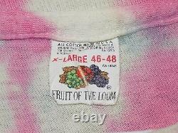 VERY RARE! VINTAGE 1991 GRATEFUL DEAD TOUR SHIRT, PASTEL TIE DYE, BIG Sz M-SHORT