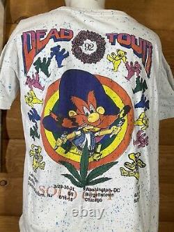 VERY RARE Vintage Grateful Dead Band Tour Shirt 1992 Yosemite Sam Size M